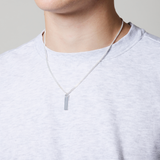 Collana targa uomo con nome