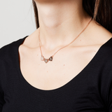 Collana tris di cuori con lettere
