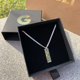 Collana targa uomo con nome