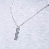 Collana targa uomo con nome