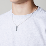 Collana targa uomo con nome