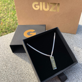 Collana targa uomo con nome