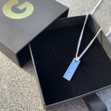 Collana targa uomo con nome