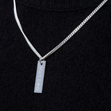 Collana targa uomo con nome