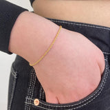 Bracciale luminoso in argento