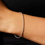 Bracciale luminoso in argento