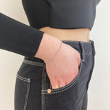 Bracciale luminoso in argento