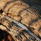 Bracciale targa uomo personalizzato argento