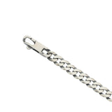 Bracciale targa uomo personalizzato fumé