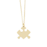 Collana puzzle di coppia con incisione