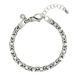 Smoked Byzantine Bracelet for Men