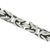 Smoked Byzantine Bracelet for Men