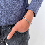 Smoked Byzantine Bracelet for Men