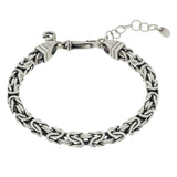 Smoked Byzantine Bracelet for Men