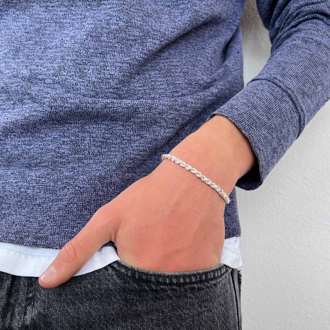 Bracciale corda per uomo | Gioielli Bracciale corda per uomo | Gioielli