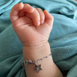 Bracciale per neonato con charm stella 0-2 anni