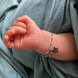 Bracciale per neonato con charm stella 0-2 anni