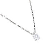 Collana con punto luce in argento