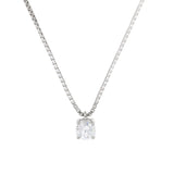 Collana con punto luce in argento