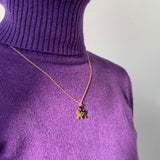 Collana puzzle di coppia con incisione