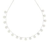 Collana con pendenti tondi in argento 925