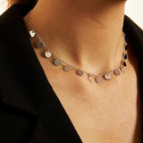 Collana Girocollo In Argento Zaha