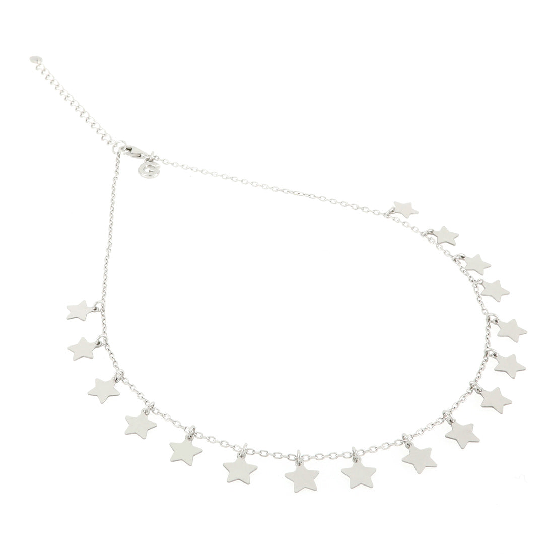 Girocollo in argento con stelle
