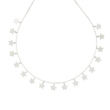 Girocollo con tante stelle in argento 925