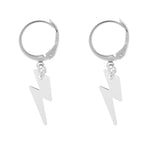 Orecchini fulmine argento