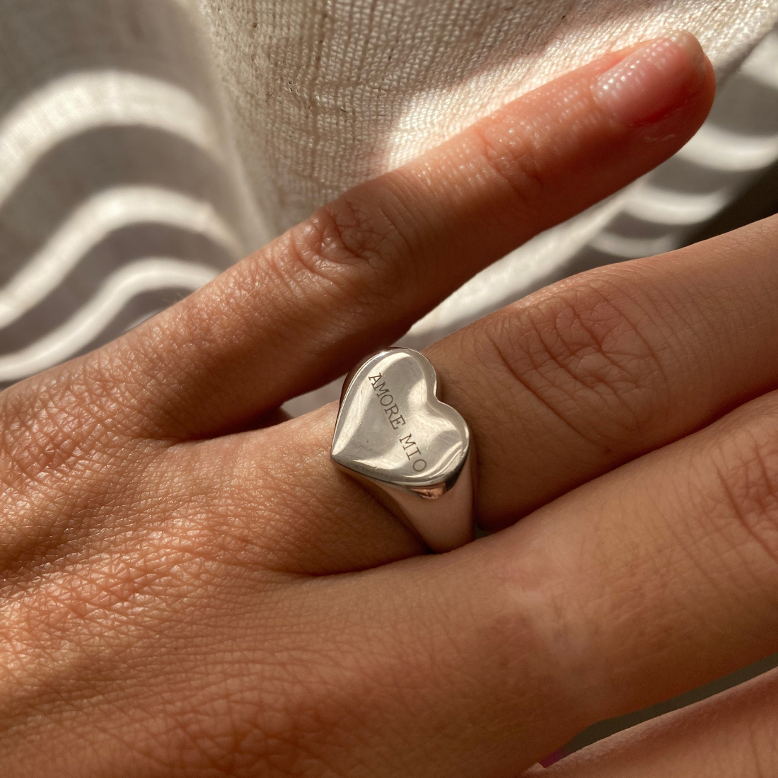 Anello heart 2025 signet tiffany