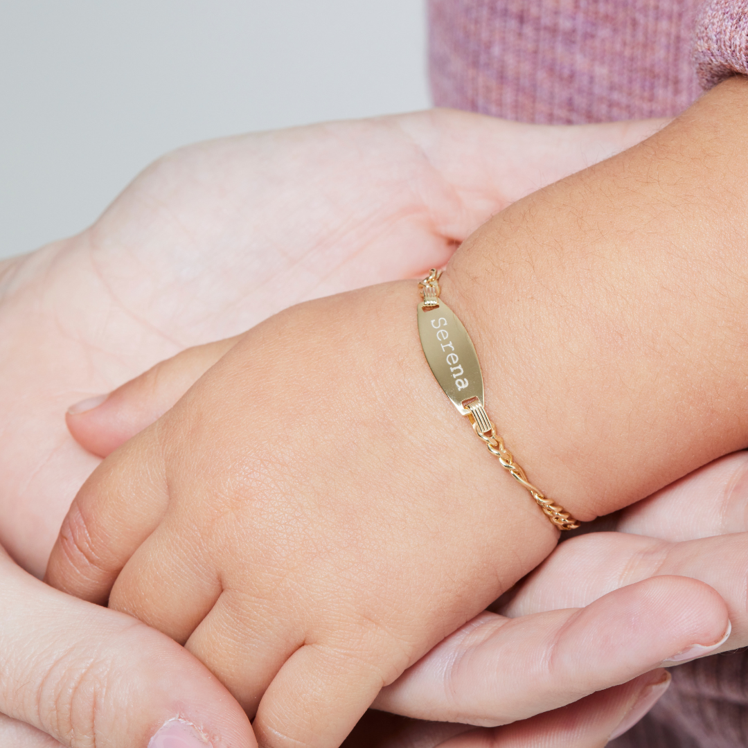 Bracciale con nome per bambini 2-8 anni