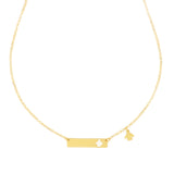 Collana con angelo placcata oro