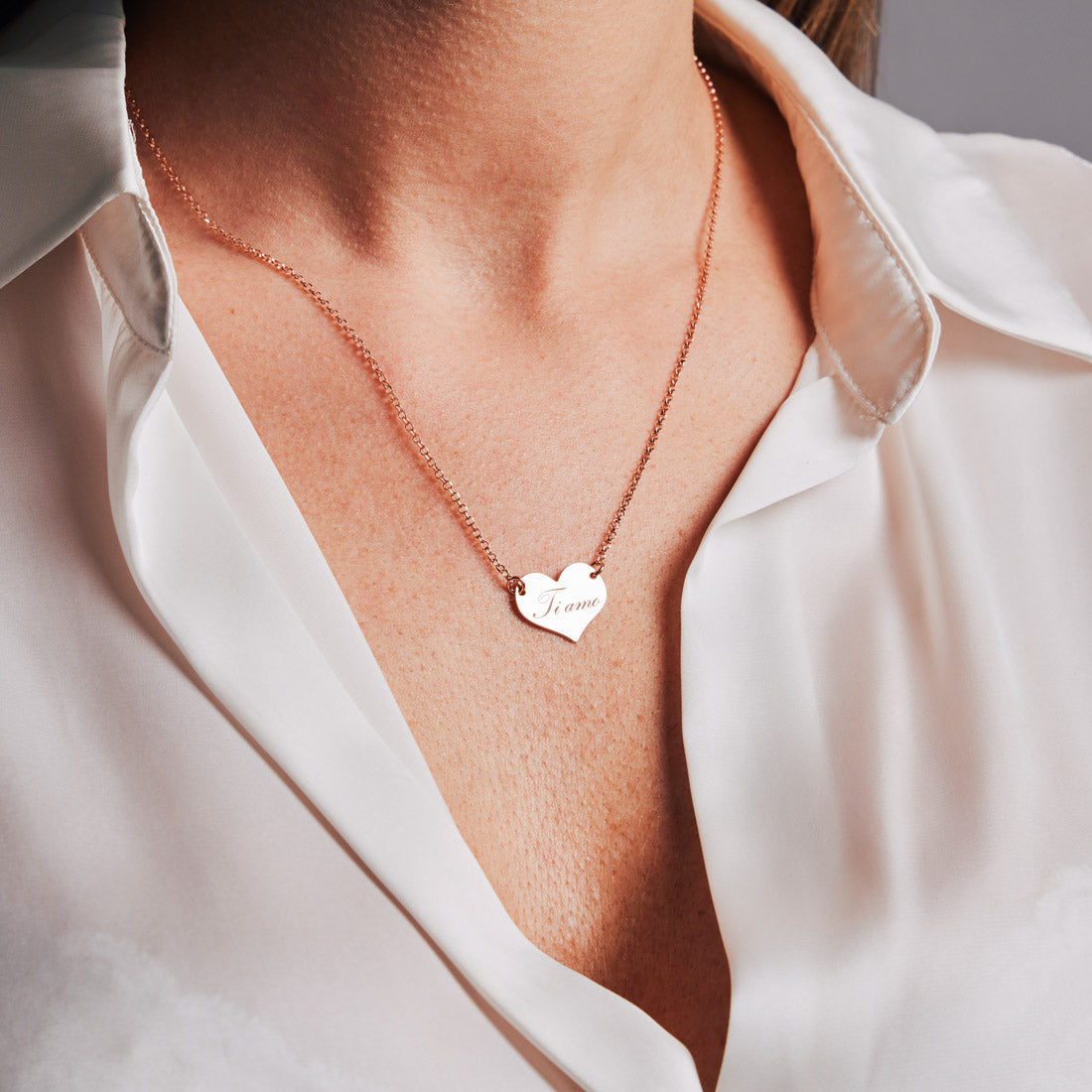 Collana con cuore personalizzata con nome