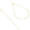 Set collana e bracciale modello snake placcati oro