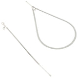 Big snake necklace and bracelet set