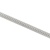 Men's silver snake bracelet