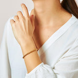 Bracciale cordina in oro placcato
