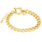 Bracciale grumetta bombata placcato oro