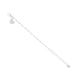 Children's bracelet with heart charm 2-8 years