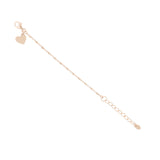 Children's bracelet with heart charm 2-8 years