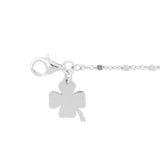 Children's bracelet with four-leaf clover charm 2-8 years