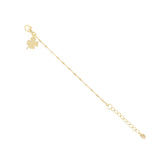 Children's bracelet with four-leaf clover charm 2-8 years