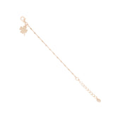 Baby bracelet with four-leaf clover charm 0-2 years