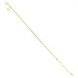 Soft snake gold bracelet