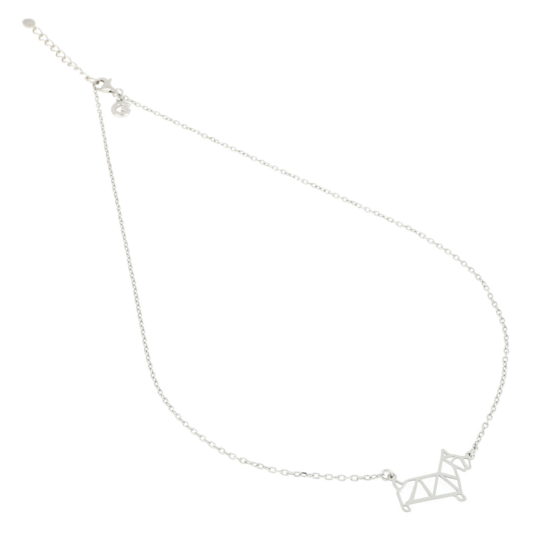 Collana con cagnolino in argento 925