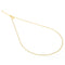 Collana basic oro con piccolissimi dadini che riflettono la luce
