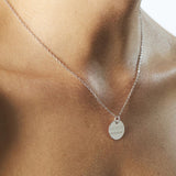 Personalized Disc Pendant Necklace