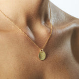 Personalized Disc Pendant Necklace