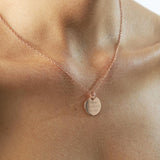 Personalized Disc Pendant Necklace