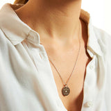Personalized Disc Pendant Necklace